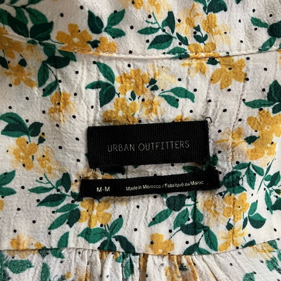 Urban Outfitters Yellow Floral Button Up Dress - Picture 7 of 7
